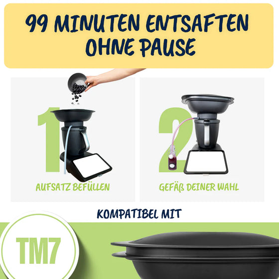 Dampfentsafter-Aufsatz von MixFino® für TM7