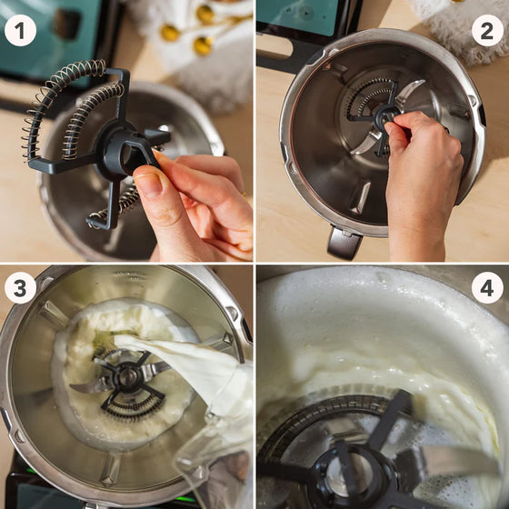 Milkimizer Milchschäumer für Thermomix TM7, TM6, TM5, TM31