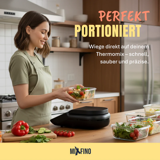 WiegeBase von MixFino® | Wiege-Aufsatz & Schutz für Thermomix TM7