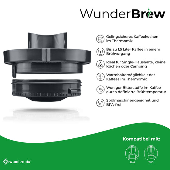 WunderBrew | Kaffeefilter-Einsatz für Thermomix TM6, TM5