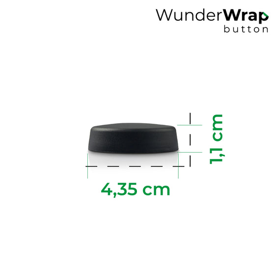 WunderWrap Button | Drehknopfabdeckung für TM6, TM Friend | 2er-Set | schwarz