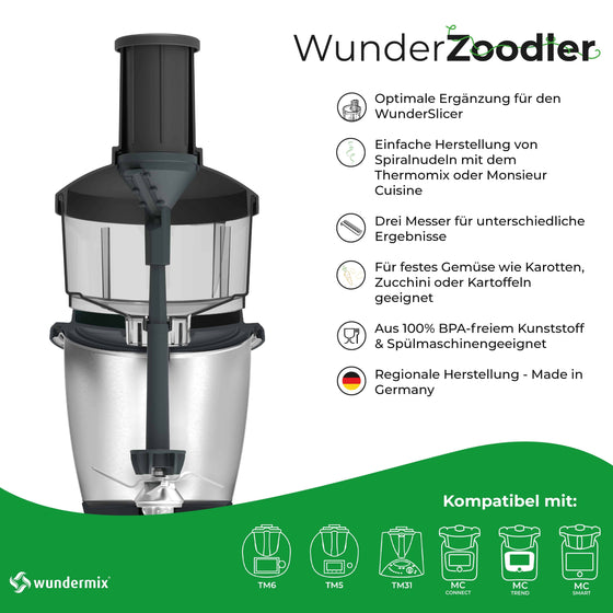 WunderZoodler® | Spiralschneider-Erweiterung für WunderSlicer