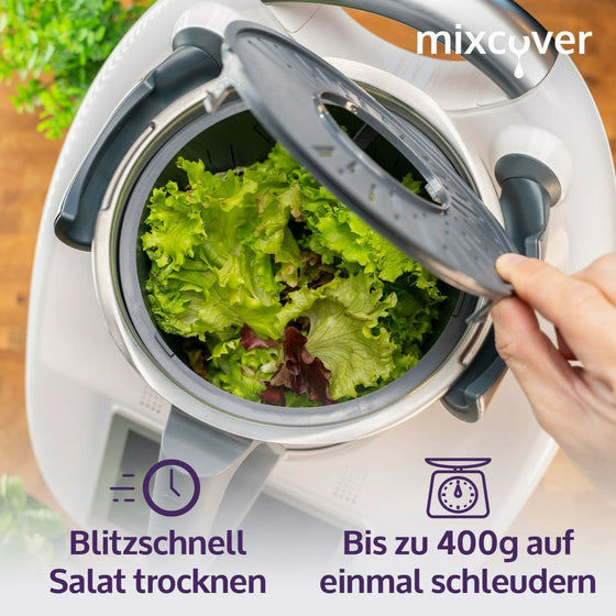 Salatschleuder kompatibel mit Thermomix TM6 / TM5 Salattrockner Sieb