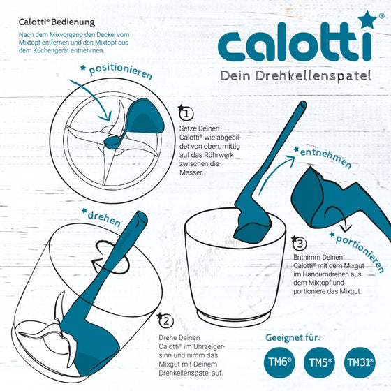 Calotti® | Drehkellenspatel für Thermomix TM6, TM5, TM31