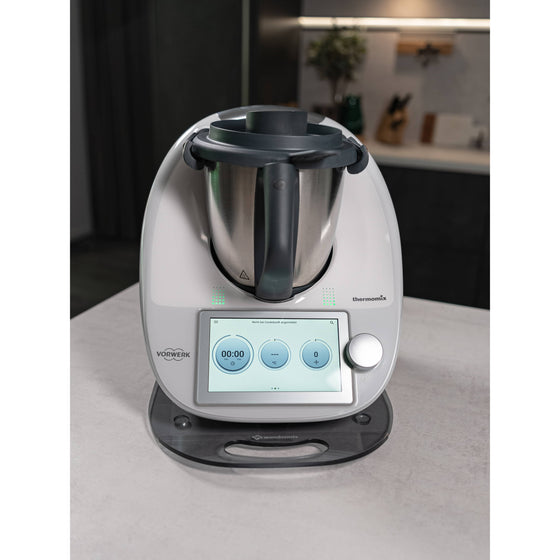EasySlider® grau | Gleitbrett aus Acrylglas für Thermomix TM6, TM5