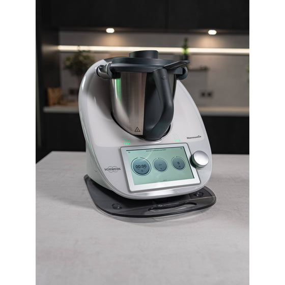EasySlider® grau | Gleitbrett aus Acrylglas für Thermomix TM6, TM5