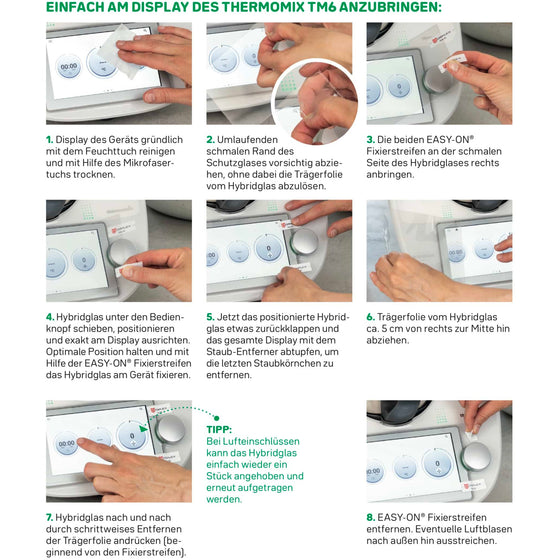 HYBRID-GLAS | Displayschutz für Thermomix TM6