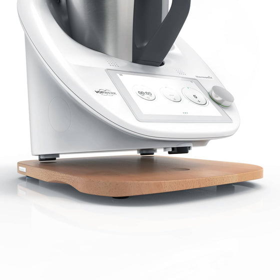 KitchenSlider® H | V2 Plus | Buche | Premium-Gleitbrett für Thermomix TM6, TM5