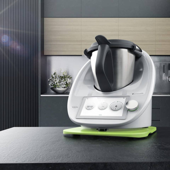 ThermoSlider® M | V2 Plus | Light Green | Premium-Gleitbrett für Thermomix TM6, TM5