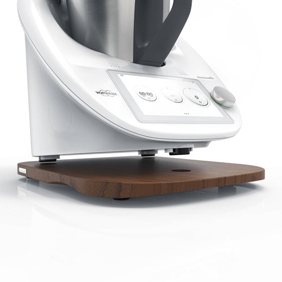 ThermoSlider® H | V2 Plus | Nussbaum | Holz-Gleitbrett für Thermomix TM6, TM5