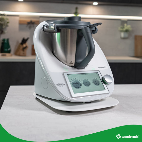 KitchenSlider® M | V3 | Alpine White | Premium-Gleitbrett für Thermomix TM6, TM5