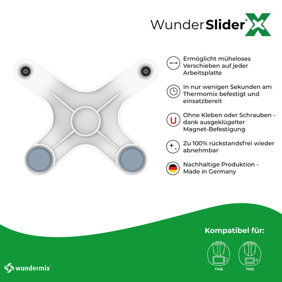 WunderSlider® X | Die neue Gleitbrett-Alternative für Thermomix TM6, TM5