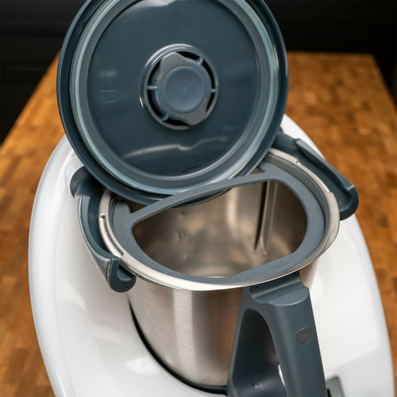 Deckelhalter und Abstreifhilfe kompatibel mit Vorwerk Thermomix TM6 TM5