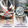 Deckelhalter und Abstreifhilfe kompatibel mit Vorwerk Thermomix TM6 TM5