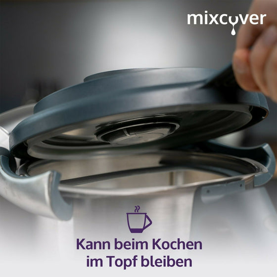 Deckelhalter und Abstreifhilfe kompatibel mit Vorwerk Thermomix TM6 TM5