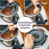 Deckelhalter und Abstreifhilfe kompatibel mit Vorwerk Thermomix TM6 TM5